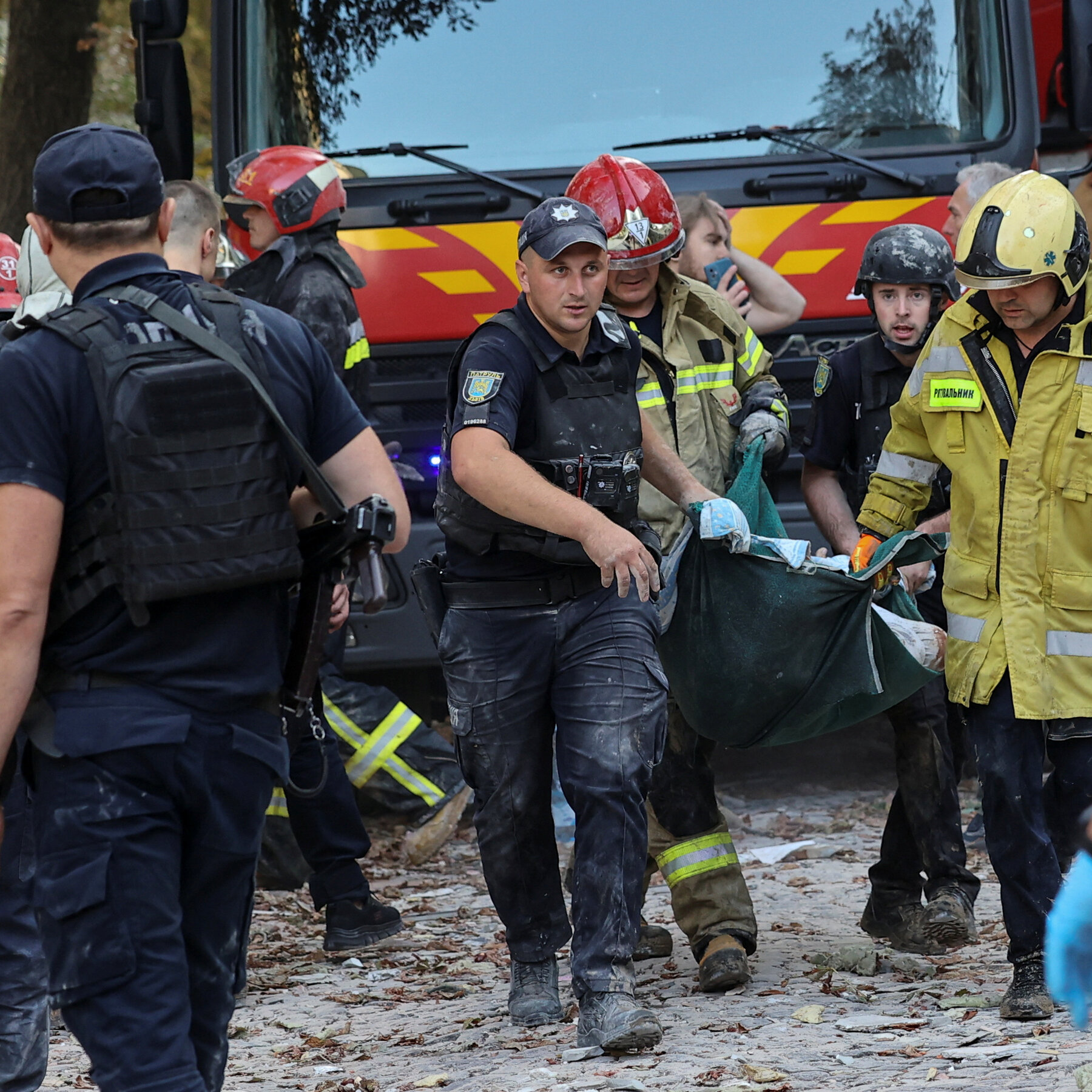 Russia Strikes Ukraine, Killing 7 in Lviv, Local Authorities Report