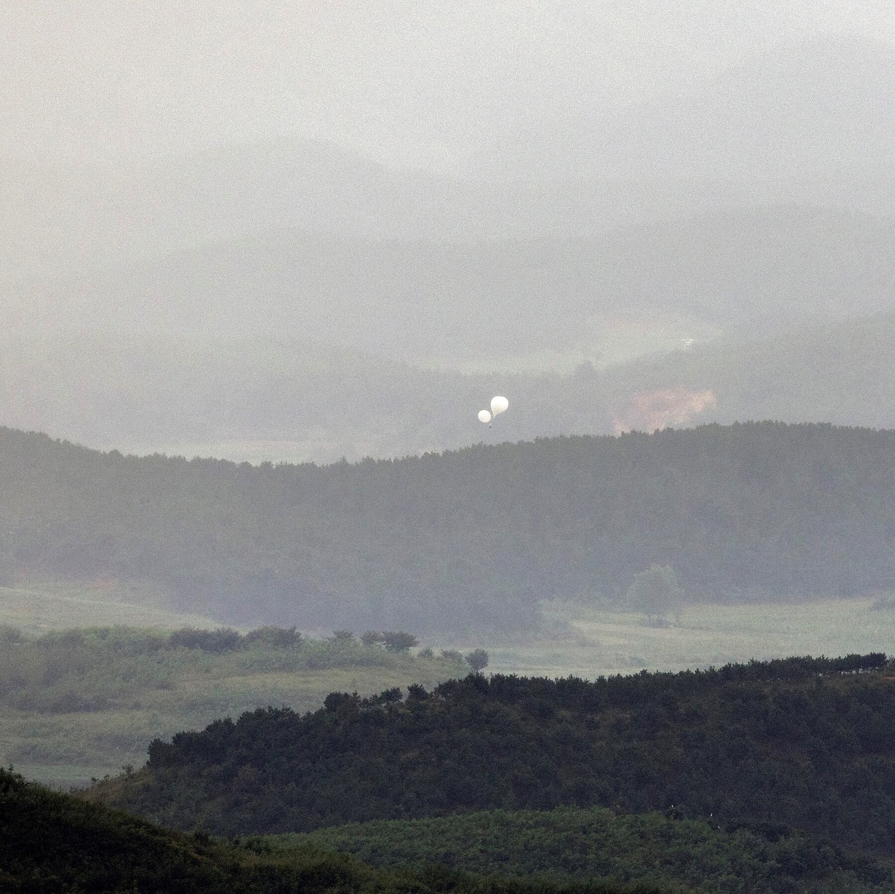 North Korea Sends More Trash Balloons South