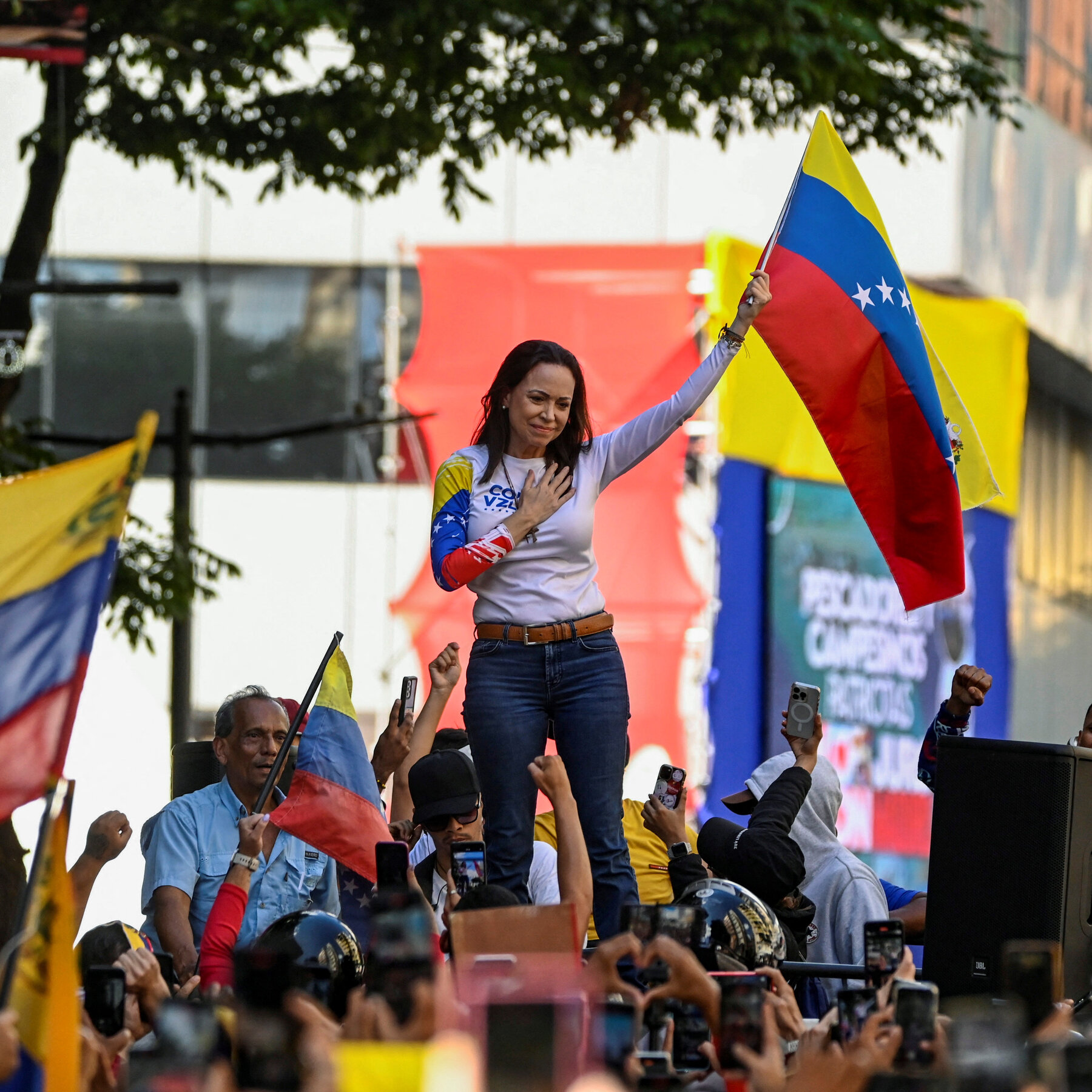 Venezuela’s Opposition Leader, Maria Corina Machado, Is Freed After Being Detained